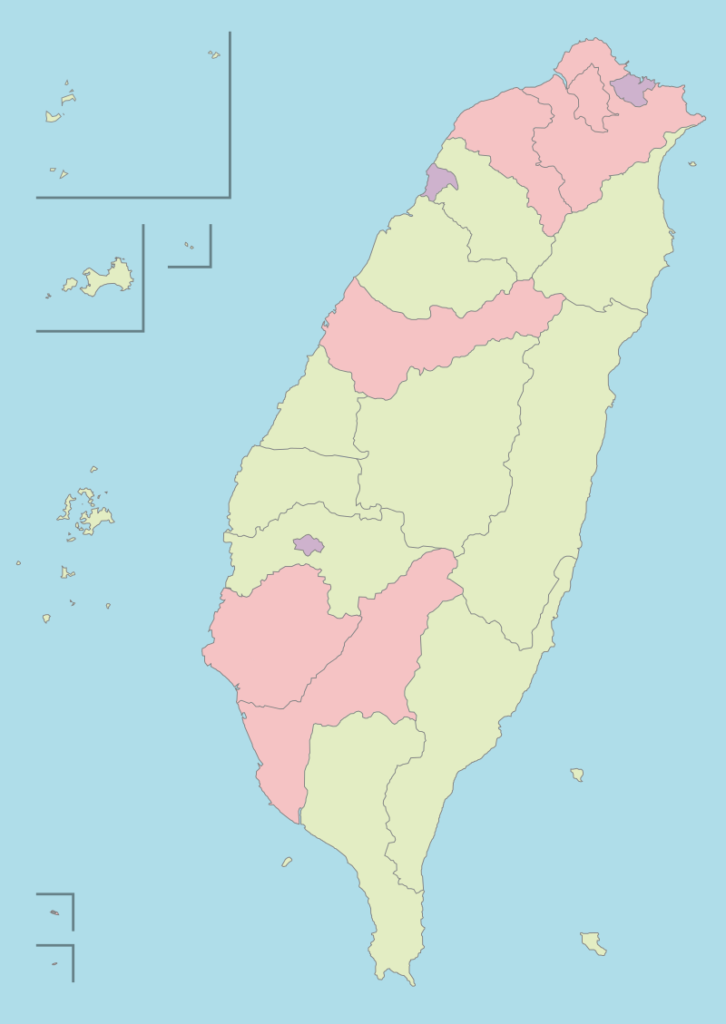 Taiwan subdivisions