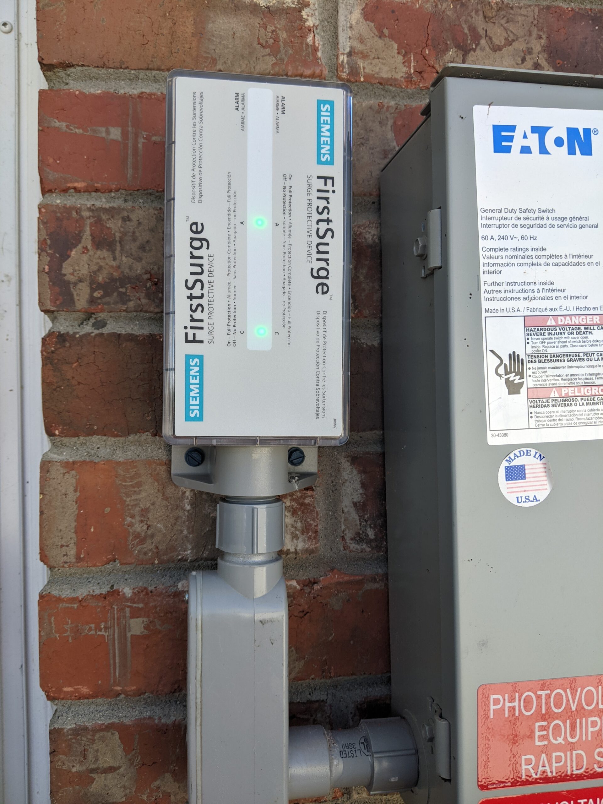 Siemens FS140 installed outside